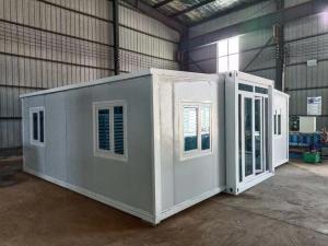 Quality 40 Ft Expandable Container House Galvanized Steel Modular Homes for sale