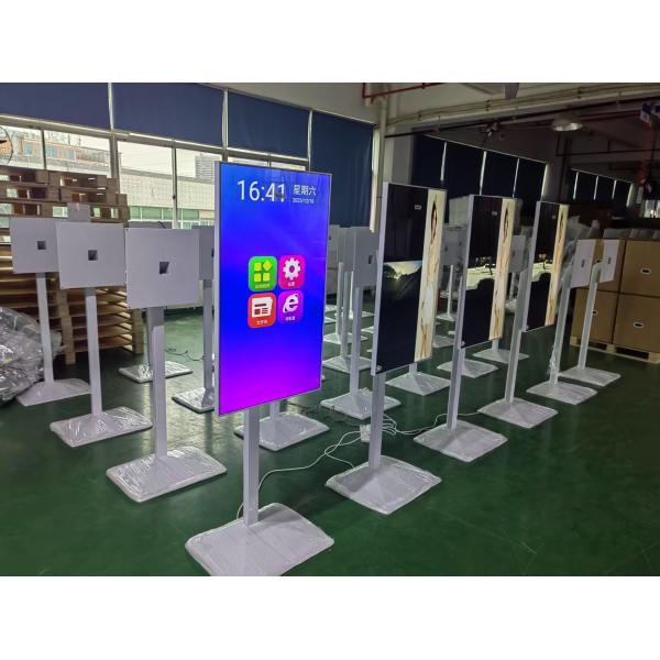 Wholesale with order scaning 23.8 Inch 27inch 32inch Floor Standing Digital Signage Display Advertising Floor Standing Kiosk Capacitive Touch With