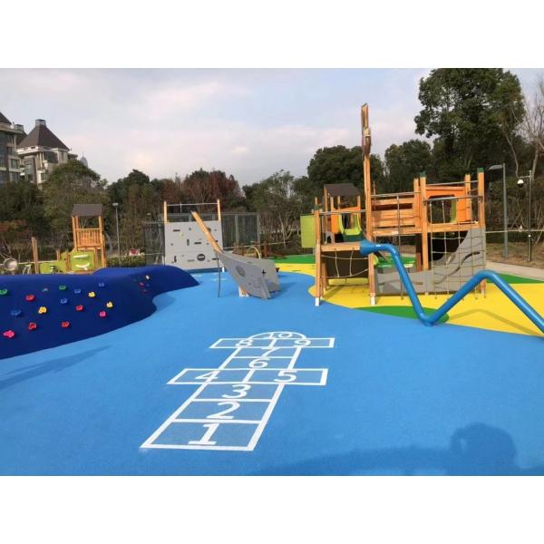 Outdoor EPDM Cutting Playground Wet Pour Rubber Granules For Play Area Flooring