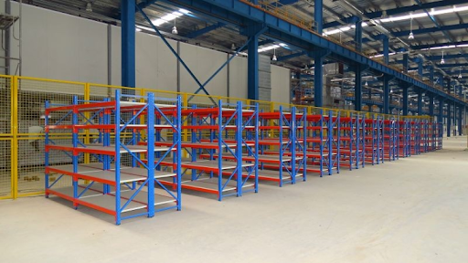 50mm Height Adjustable Steel Storage Warehouse Shelves Rack with Hand-loaded
