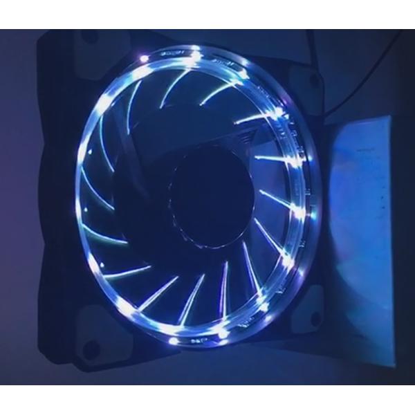 NEW design 12v 120*120*25mm Ring LED PC Case Fan
