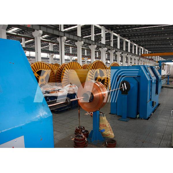 2 Pads Rectangular Strips Armoring Machine For Copper Tapes