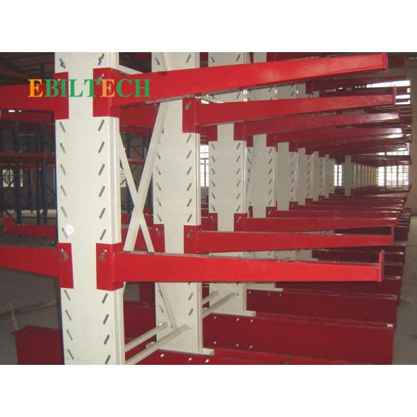 Yellow / Orange Cantilever Pipe Storage Racks Corrosion Protection Steel