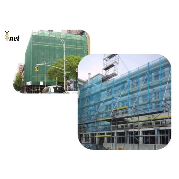 Corrosion Resistant Blue Scaffold Netting 50m - 200m Safety Nets For Construction Sites