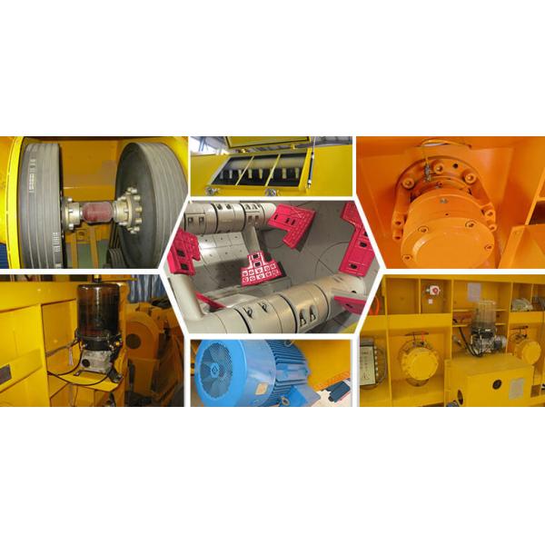 Horizontal Axles Concrete Mixer Machine 50m3/H For Building Construction