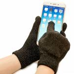 Flexible Warm Texting Gloves , Touch Sensitive Gloves For Smartphone Use