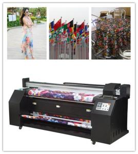 Quality Pigment Sublimation Flag Digital Fabric Printing Machine / Polyester Outdoor Printing Machine for sale