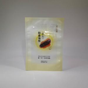Quality Print Custom Three Side Seal NY Food Grade Packaging Bags For 60g Sea Cucumber for sale