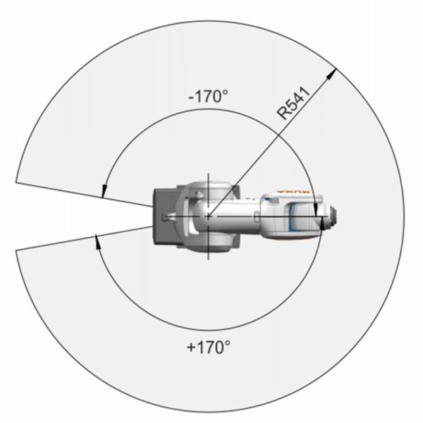 Industrial Kuka Robot Arm 6 Axes Payload 3kg KR 3 R540 Lightweight White Color