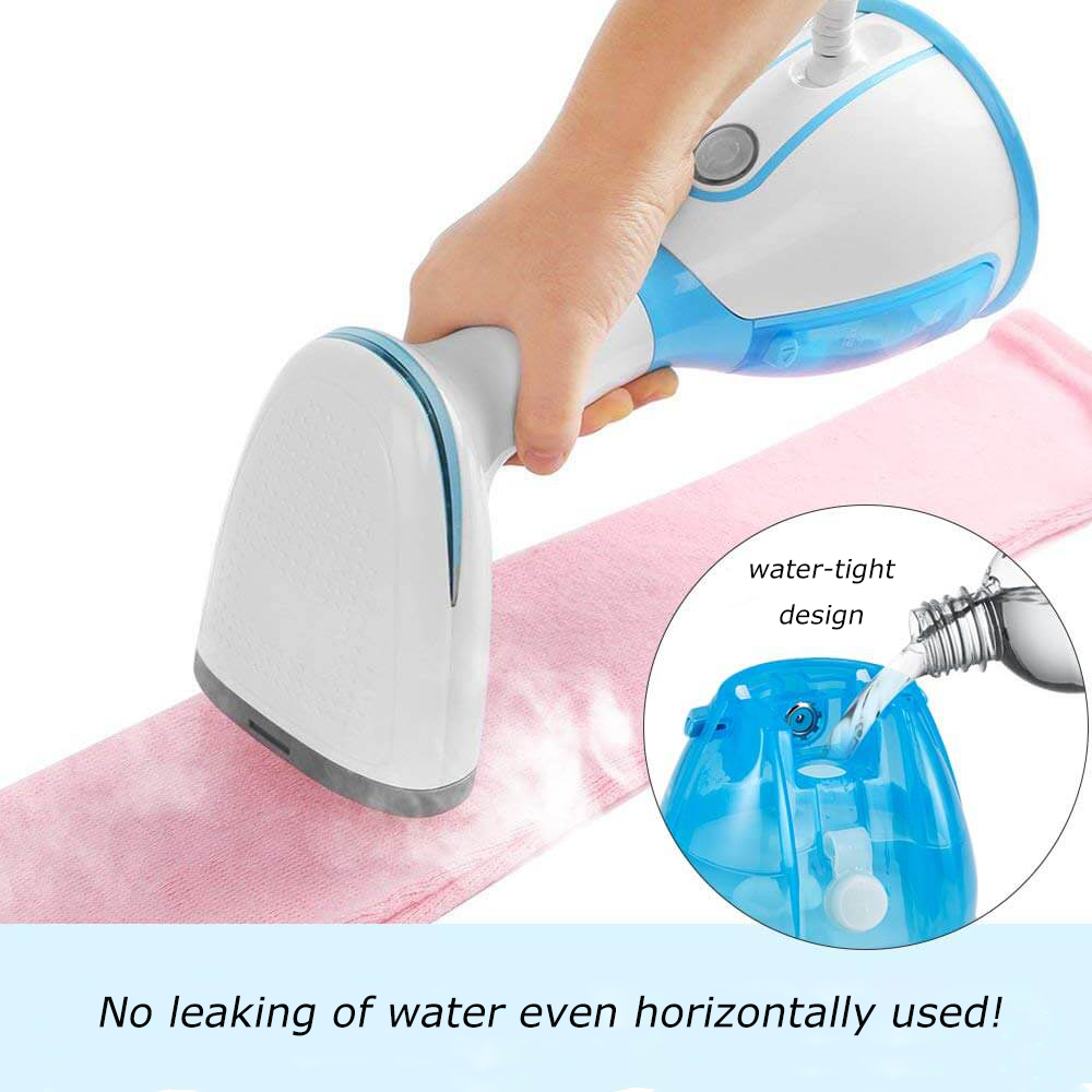 Portable Travel Handy Mini Steam Iron Stand Garment Steamer Supports Anti Dry Burning