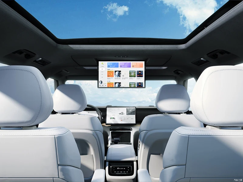 Hybrid Fuel Jishi 01 2023 Versatile 7 Seater Version Energy Vehicles Medium Large SUV Max Speed 200Km/h 2023 REEV Car