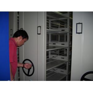 Mechanical Lockable Metal Mobile Filing Cabinet to Storage Books