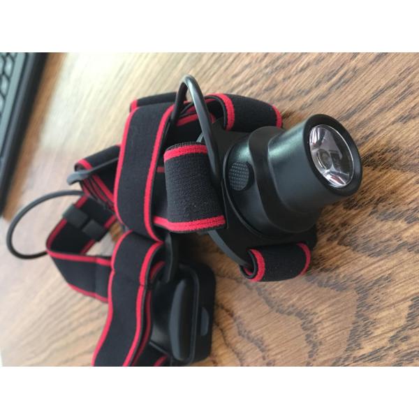 High Power Outside Brightest Headlamp / Battery Powered Led Headlamp Simple Design