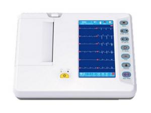 China Medical Portable 12 Lead Ecg Monitoring System 6 Channel With 6 Languages on sale