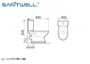 Quality Innovative product close coupled toilet fill valve in home SWC121 for sale