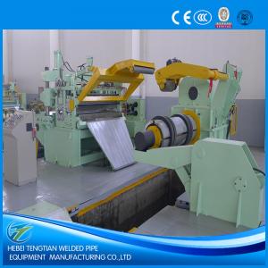 Quality PLC Control Steel Slitting Machine First Garde 25 Strips Blue Colour CE for sale