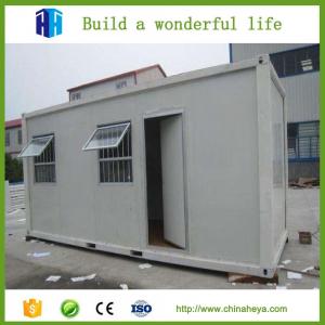 Quality portable prefabricated houses prebuilt flat roof container houses for sale