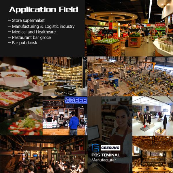 Compact 10.1Inch Wifi Touch Screen Monitor 400cd/m2 All In One Pos System Tablet