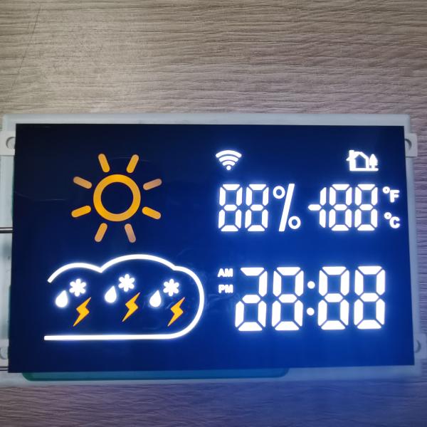 ROHS 80mcd 7 Segment LED Display For Weather Forecast Module