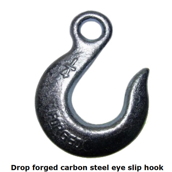 Drop Forged Spring Snap Hook Carbon Steel Eye Slip Hook H324