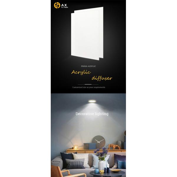 CE Transparent 5mm 6mm Acrylic Light Guide Panel