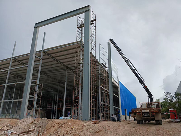 Custom Steel Frame Fabrication Services Large Metal Steel Welding Steel Structure