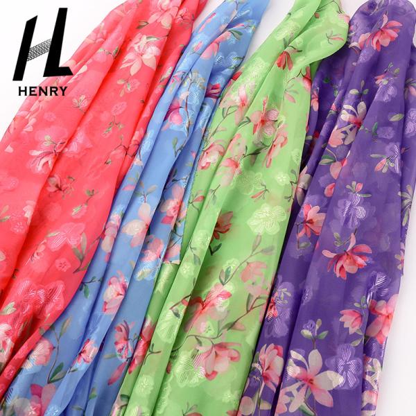 Breathable Soft Tulle Fabric Pure Polyester Dress Printing Process Chiffon Fabric