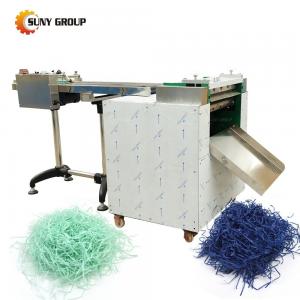 Quality Crinkle Cut Paper Machine for Cosmetics Red Wine Box Decorative Filler Shredded Paper for sale