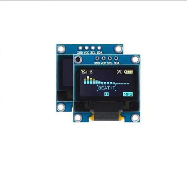 0.96 inch Blue/Yellow OLED Display front view