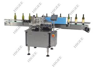 Quality Round Bottle Cold Glue Labeling Machine 60-100 Pcs/ Min Speed With Coding Machine for sale