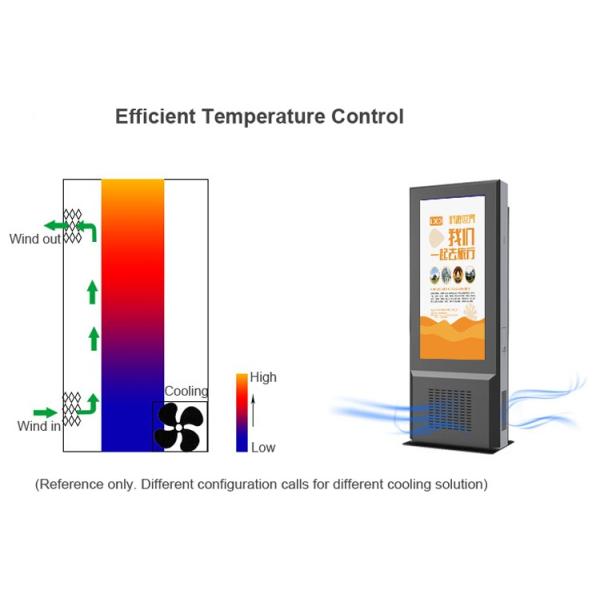 43 Inch Wifi Digital Signage Customized Logo Outdoor Lcd Display Screen