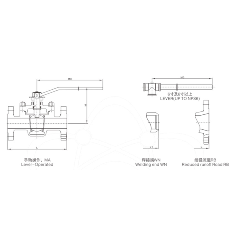 In-line Maintenance Without Pipeline Disassembly Top Entry Floating Ball Valve Zero Leakage API 6D/6FA Oil Gas Chemical Use
