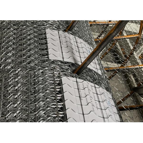 6 Roll Per Bundle Package Galvanized Reinforced Wire Mesh For River Bottom Gas Pipeline