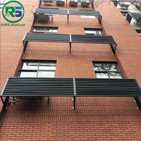 Deco Pipe Wall Aluminium Outdoor Metal Air Conditioner Cover Vent Shutter Window Square Height