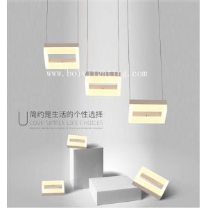 Quality LED Pendant Lightings And Hanging Ø350*1500MM Acrylic 30W 27W White for sale