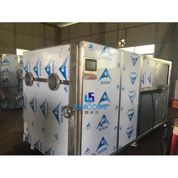 SS 304 Industrial Vacuum Freeze Dryer Remote Control Monitoring Available