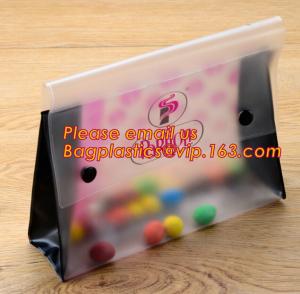 China Office school filing supplies A4 plastic portable document file bag /envelope pocket file folder with button on sale