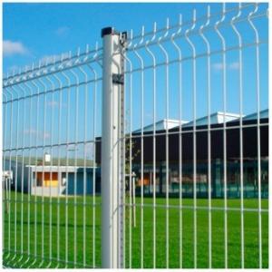 Quality 4mm 3d Curved Fence , Outdoor Q195 Welded Wire Mesh Fencing Pvc Coated for sale