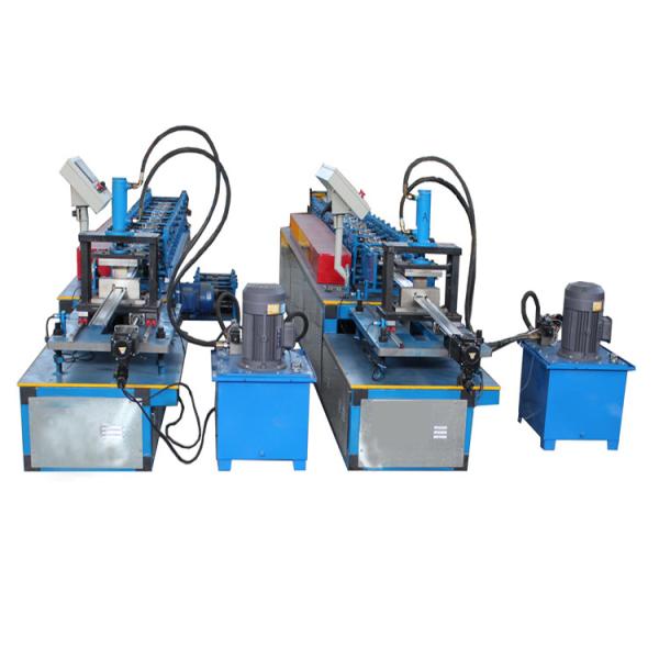 Zinc Aluminium Shutter Door Roll Forming Machine 0.12-0.4mm Thickness