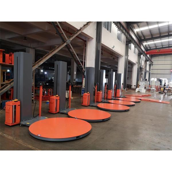 Semi Automatic Turntable Stretch Wrapping Machine With Weighing Scale