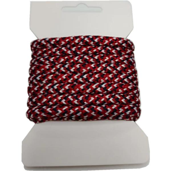 Custom Color Round Braided Polyester Shoelace With Plastic Tips