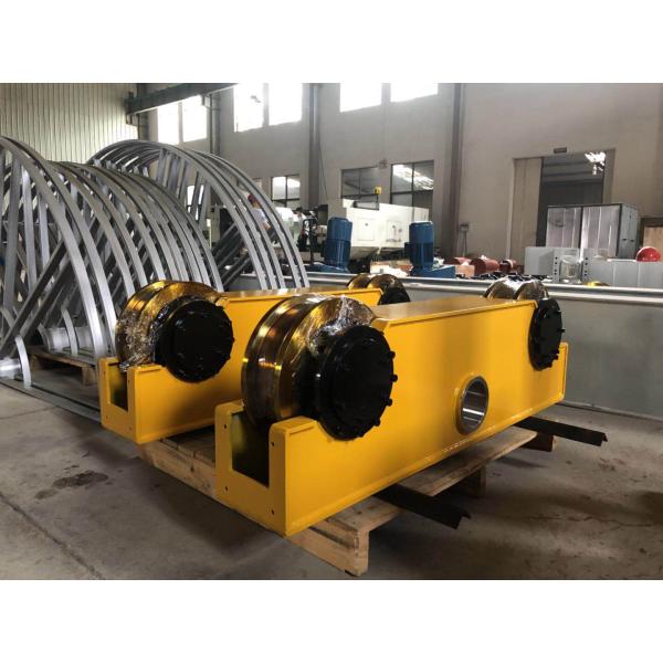 Hollow Shaft End Carriage Bogie Overhead Crane Components Wheel Block / Wheel Set