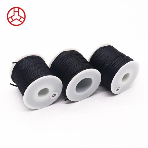 Spun Yarn Type Polyester Rat Tail Thread for Durable Knotting and High Wear Resistance
