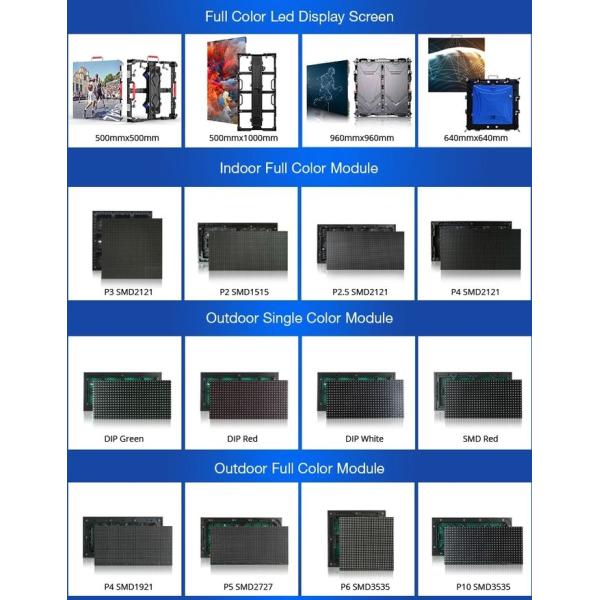 640x640mm P5 RGB Full Color LED Display For Stage Layout LED Wall Video
