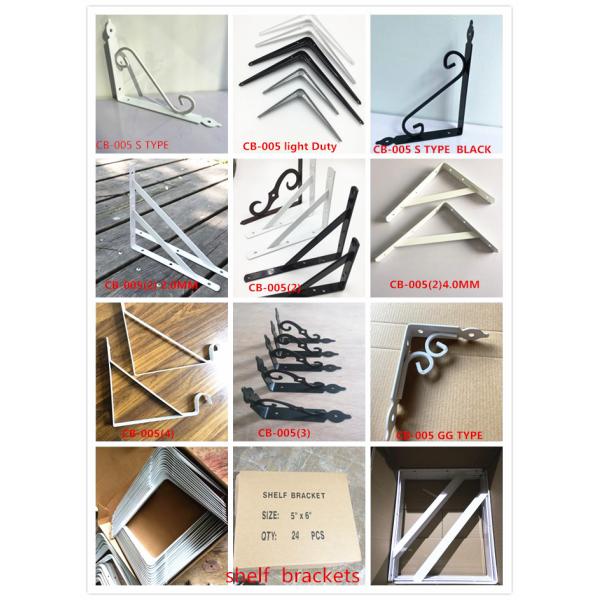 Z Shaped C Shaped 12 Inch Slatwall Hanger Bracket