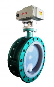Quality 1/4 Turn DN500 WCB Wafer Electric Actuated Butterfly Valve for sale