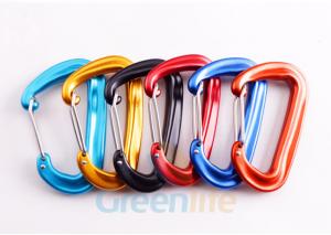 Quality D Shape Snap Hook Carabiner Aluminum 7075 Material Good Accessory For Lanyards for sale