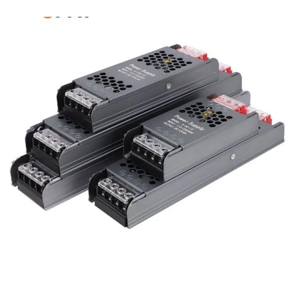 Ultra Thin And Slim Power Supply 12V/24V 60W 100W 150W Led Driver Switching Power Supply For Led Strip Light Tin Box