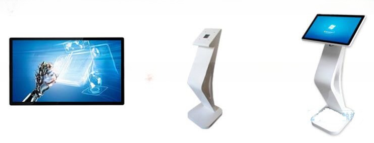 alone stand 22" inch TFT LCD touch all-in-one advertising PC kiosk