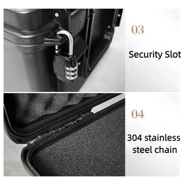 High Versatility Tool Storage Case with Customizable Foam Interior and Dustproof Flight Case